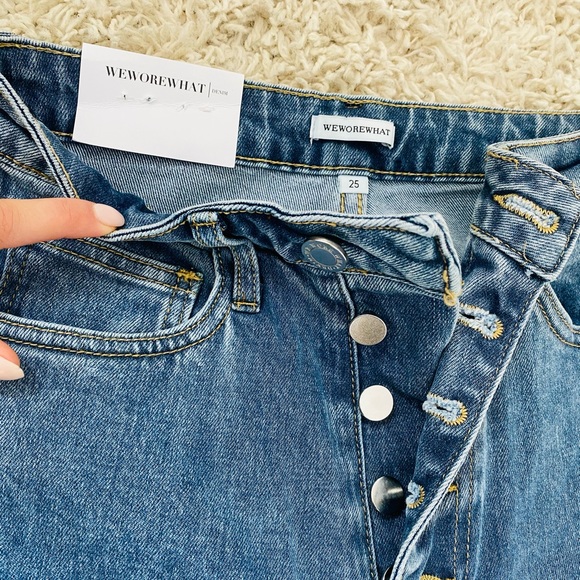 WE WORE WHAT DANIELLE JEANS high rise vintage straight size 25 - Picture 6 of 10